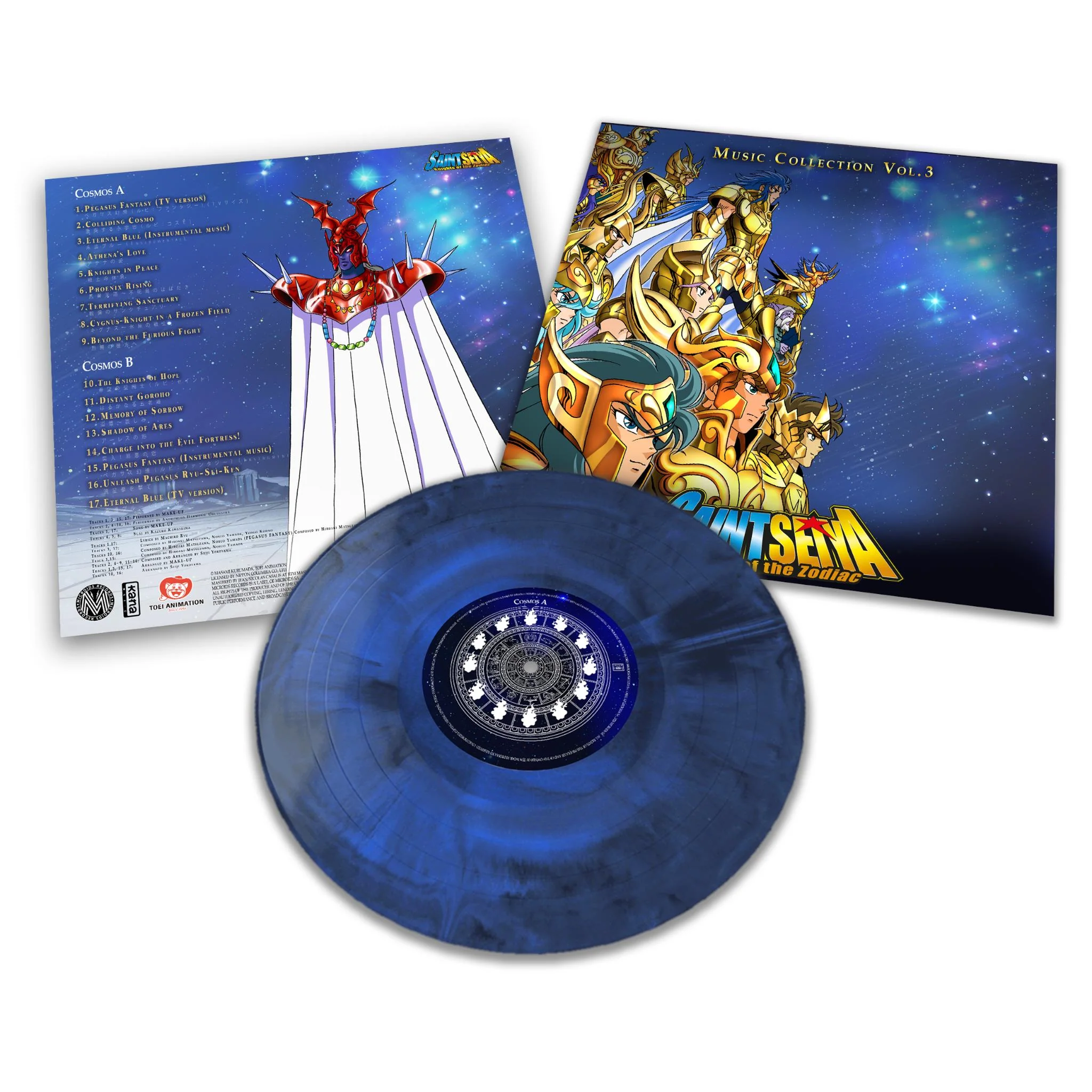 Saint Seiya: Music Collection Vol. 3 (Blue Marble Coloured Vinyl)