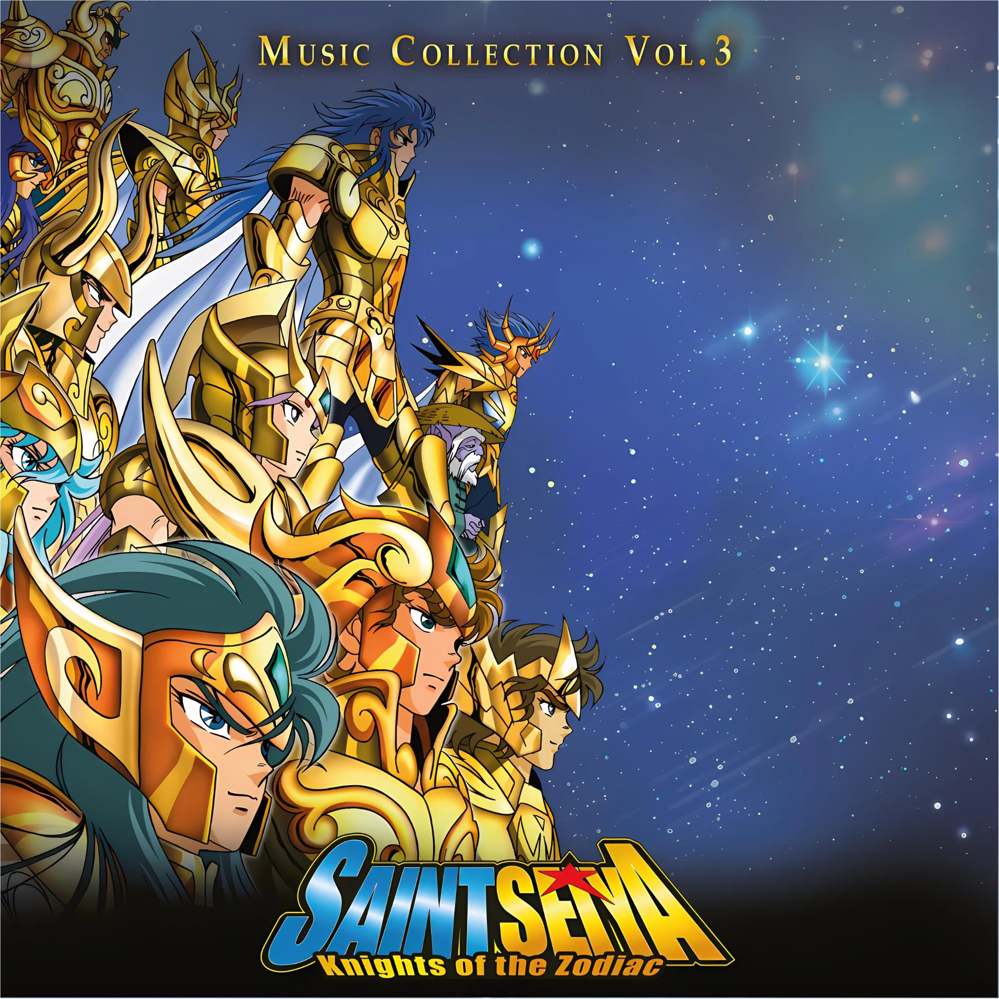 Saint Seiya: Music Collection Vol. 3 (Blue Marble Coloured Vinyl) - Image 2