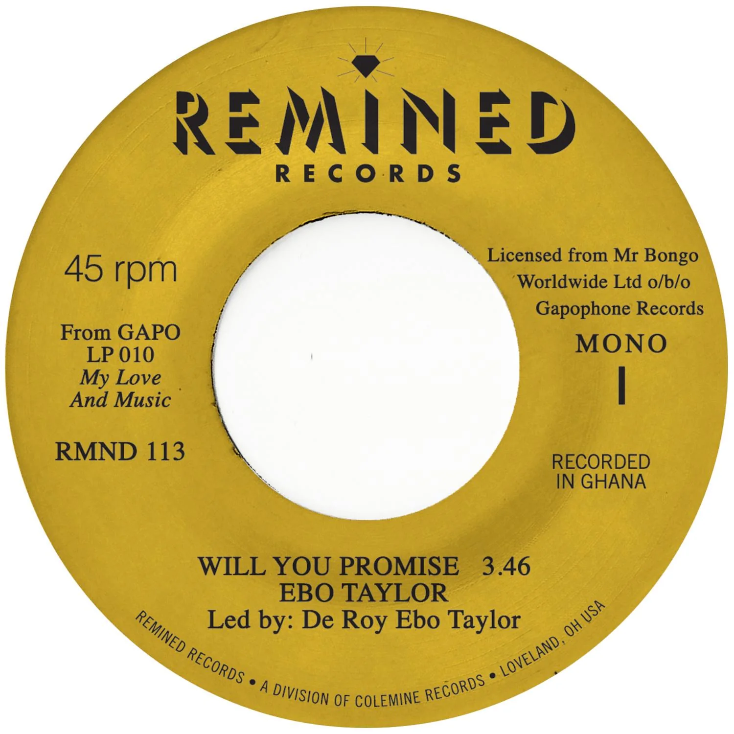 Will You Promise / Maye Omama (Vinyl)