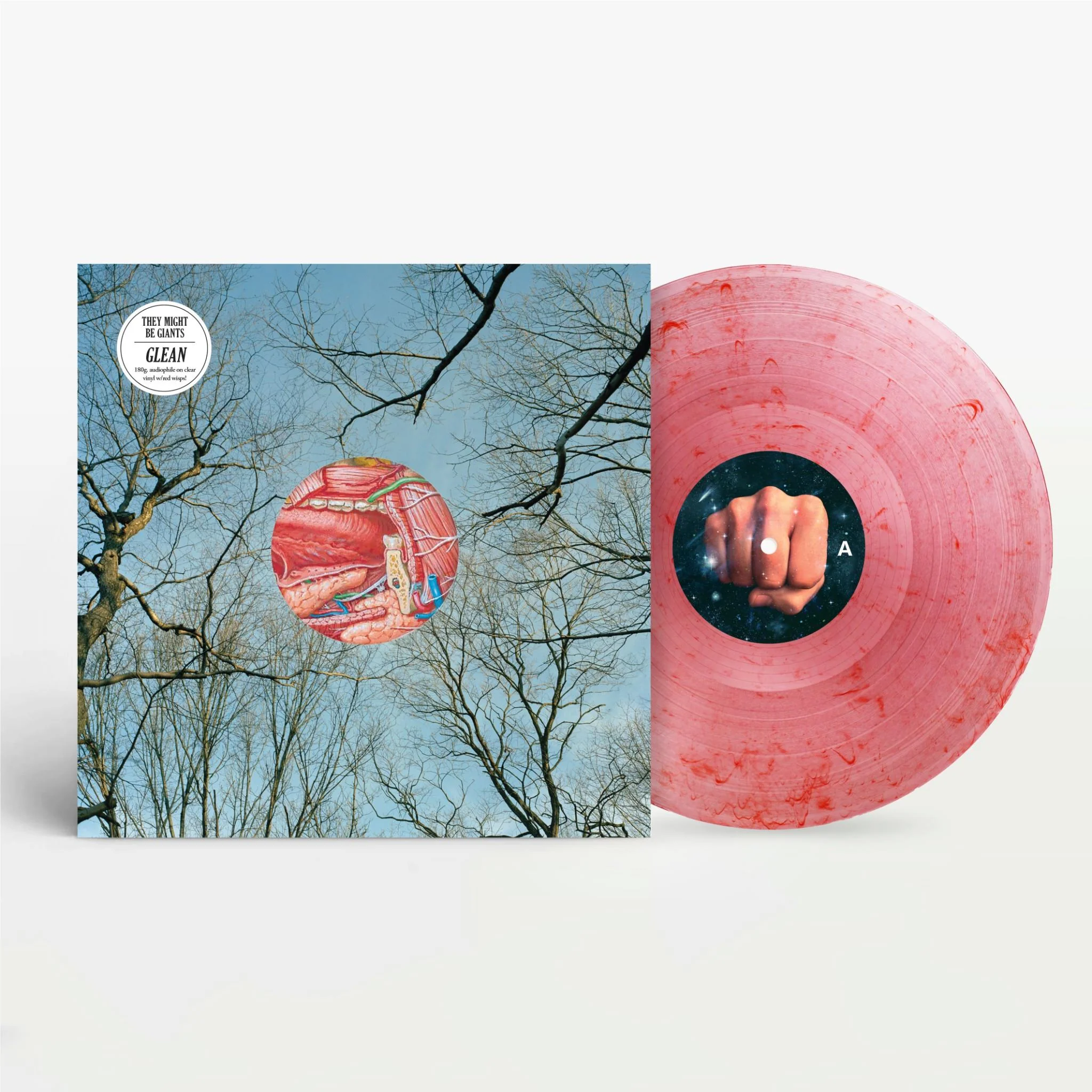 Glean (Clea Vinyl with Red Wisps)