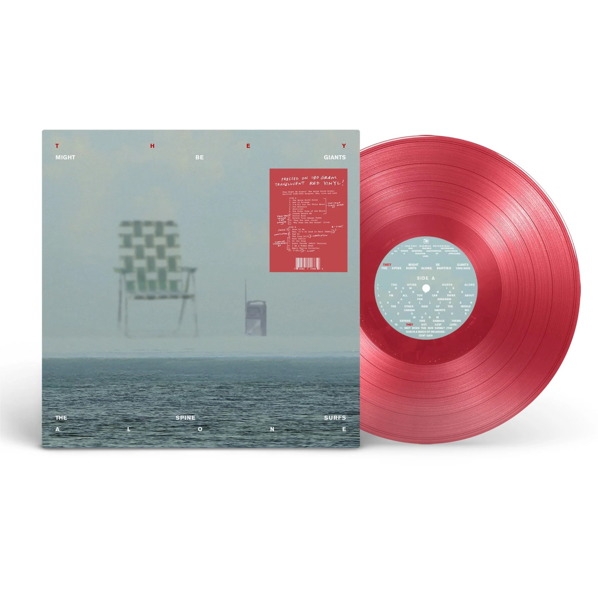 The Spine Surfs Alone: Rarities 1998-2005 (Red Translucent Vinyl)