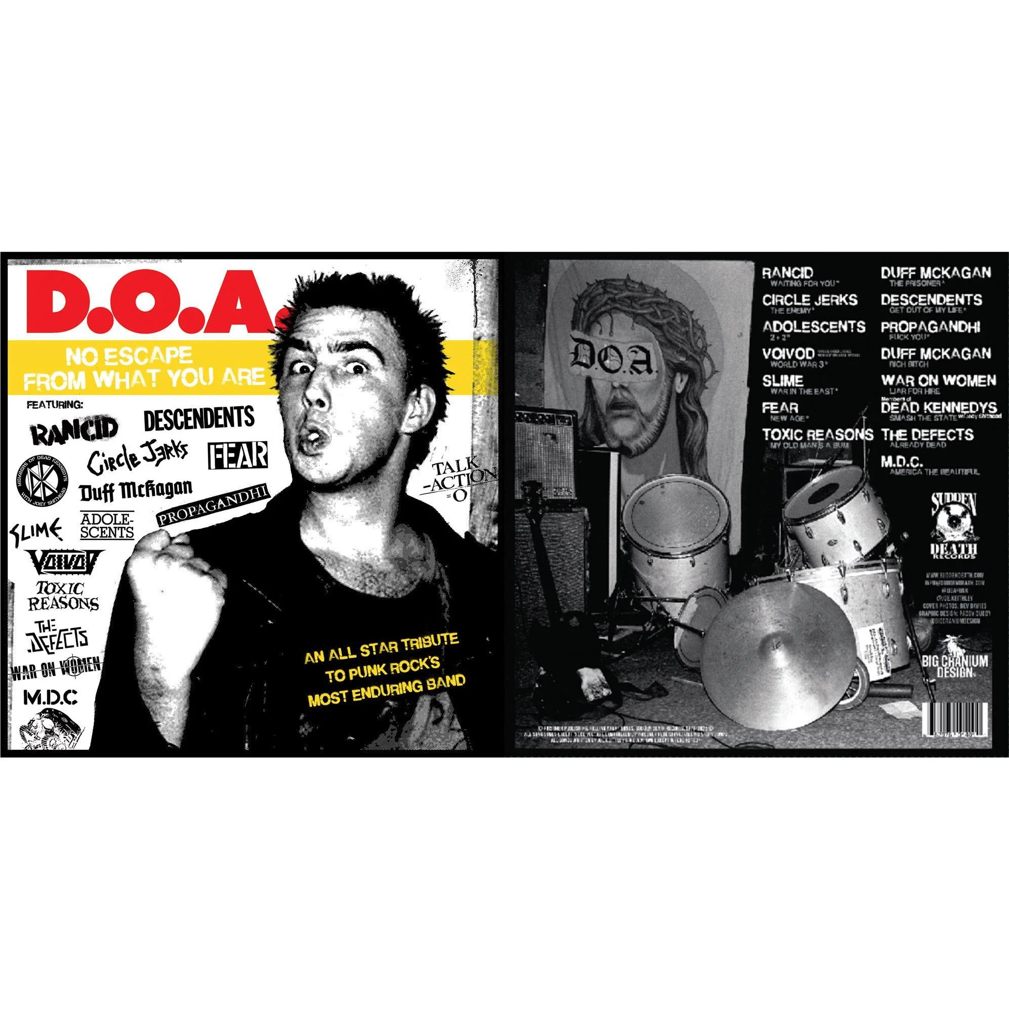D.O.A. No Escape from What You Are (Red Vinyl) - Image 2