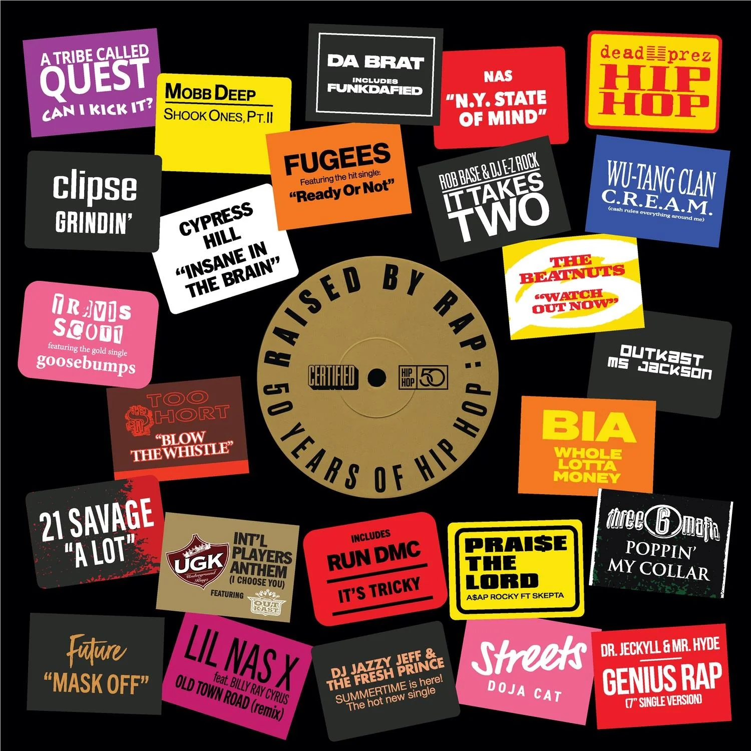 Raised by Rap: 50 Years of Hip Hop (Vinyl) - Image 2