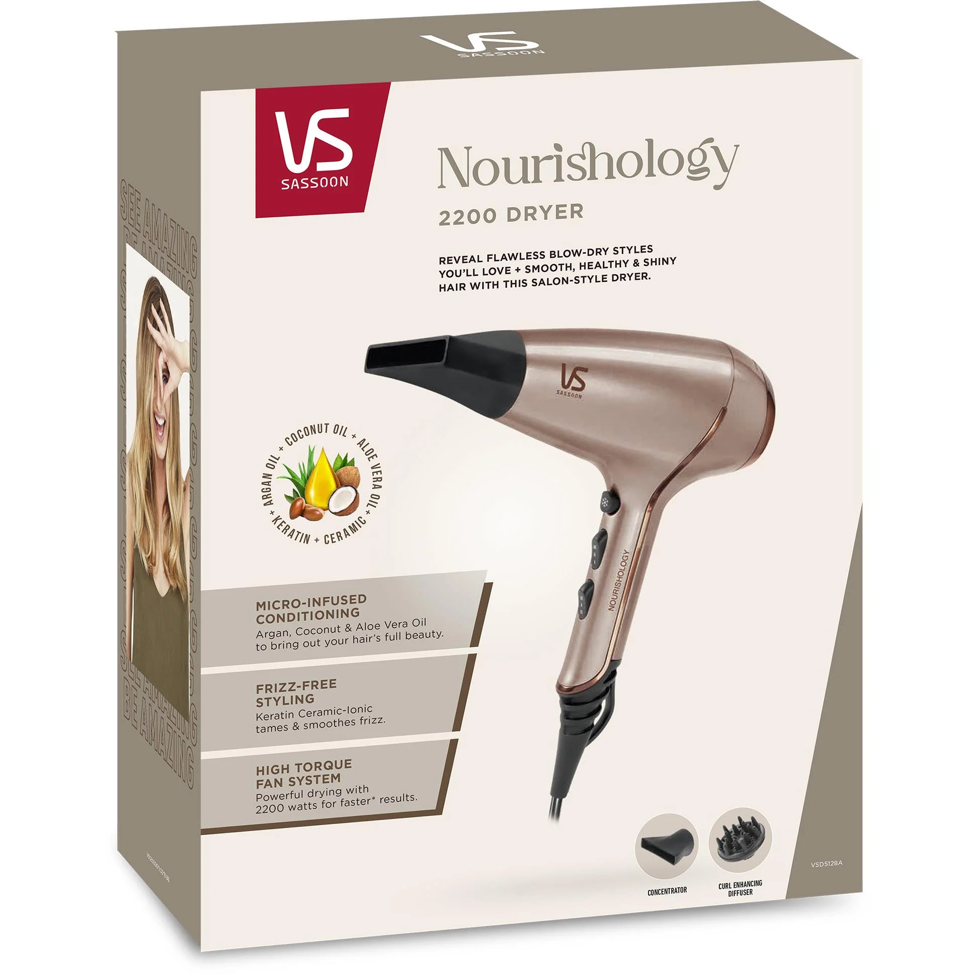 VS Sassoon Nourishology 2200 Dryer - Image 6