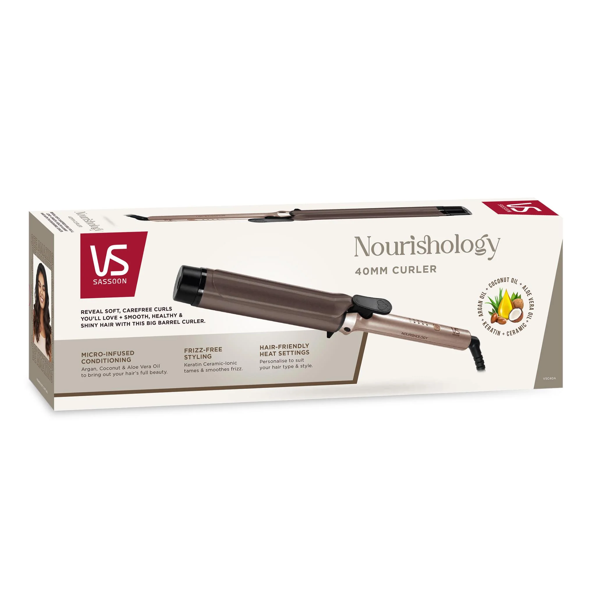 VS Sassoon Nourishology 40mm Curler - Image 4