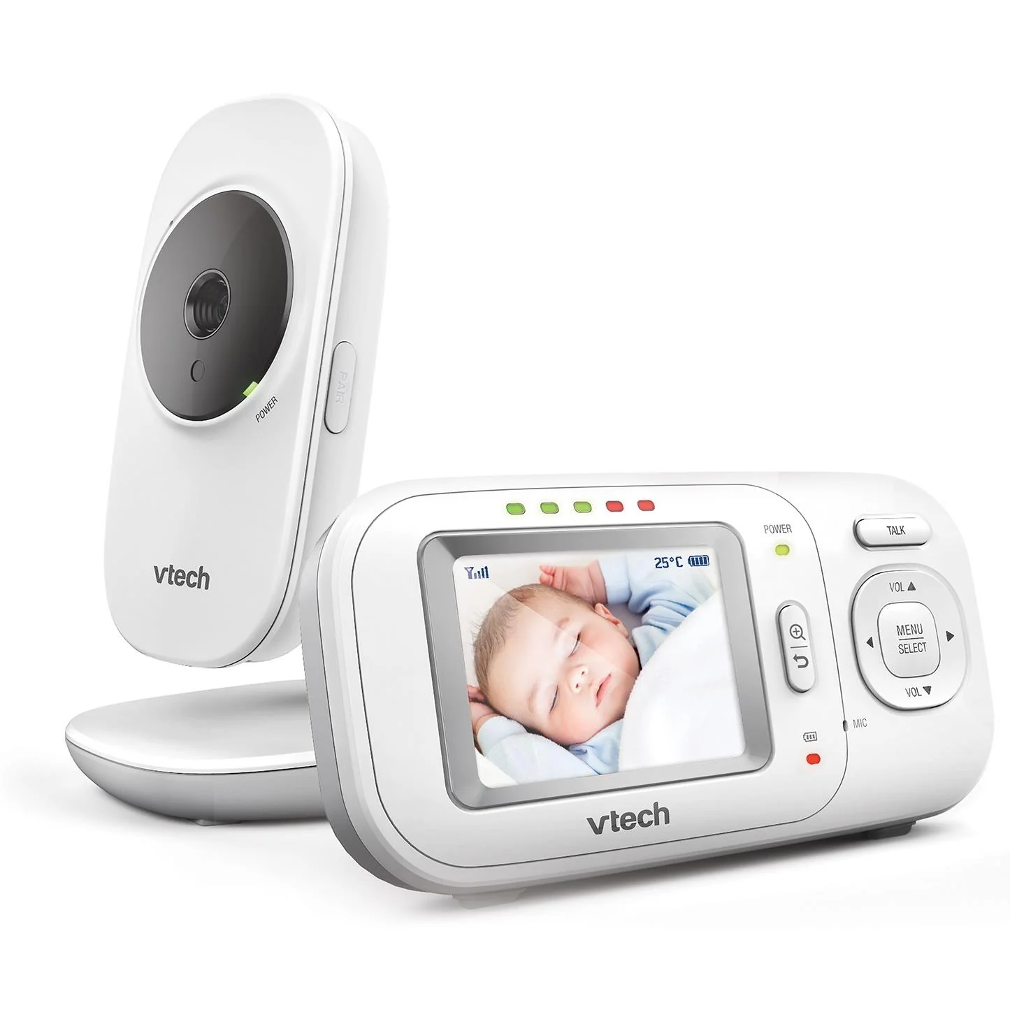 Vtech BM2700 Safe & Sound Video And Audio Baby Monitor - Image 3