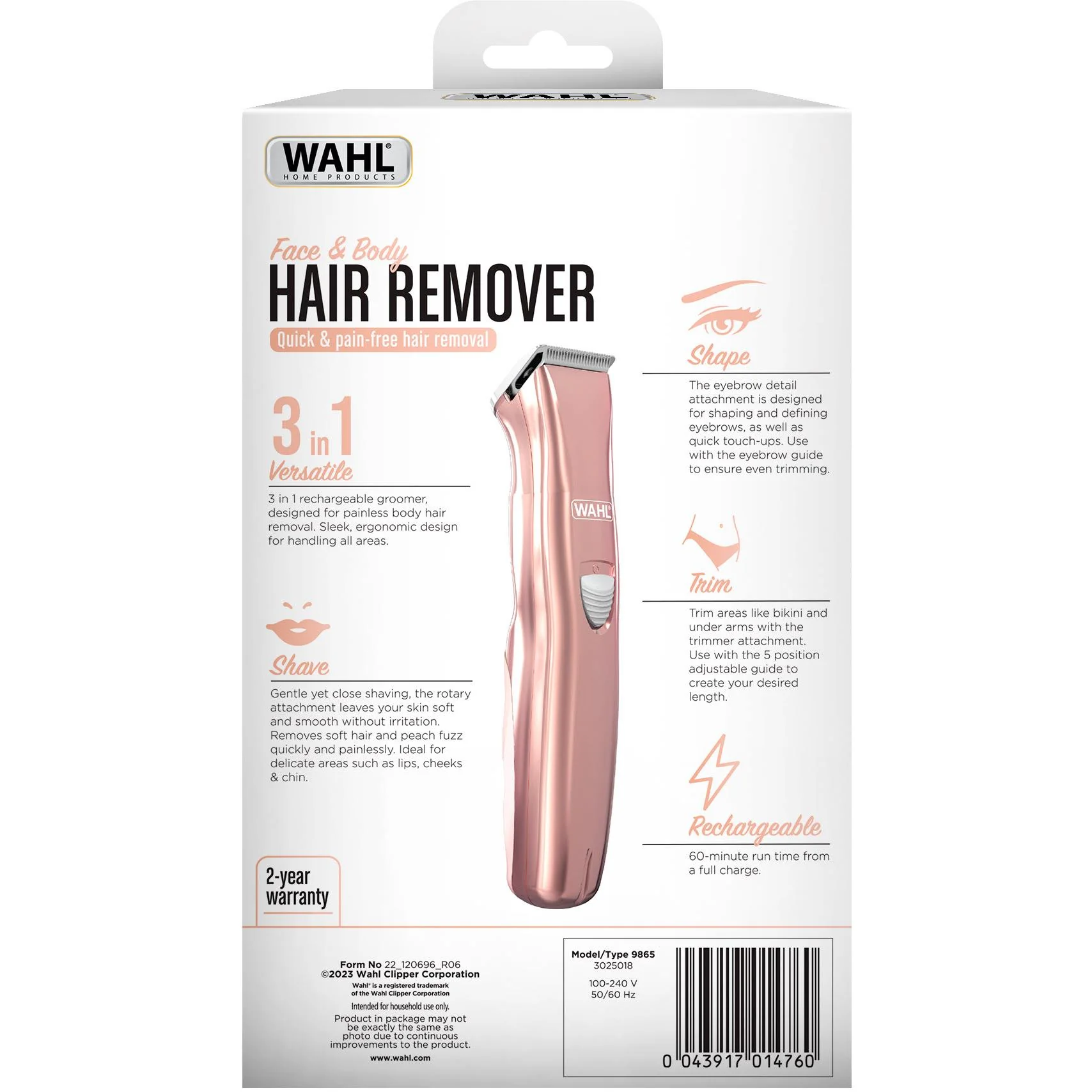Wahl Face & Body Hair Remover - Image 11