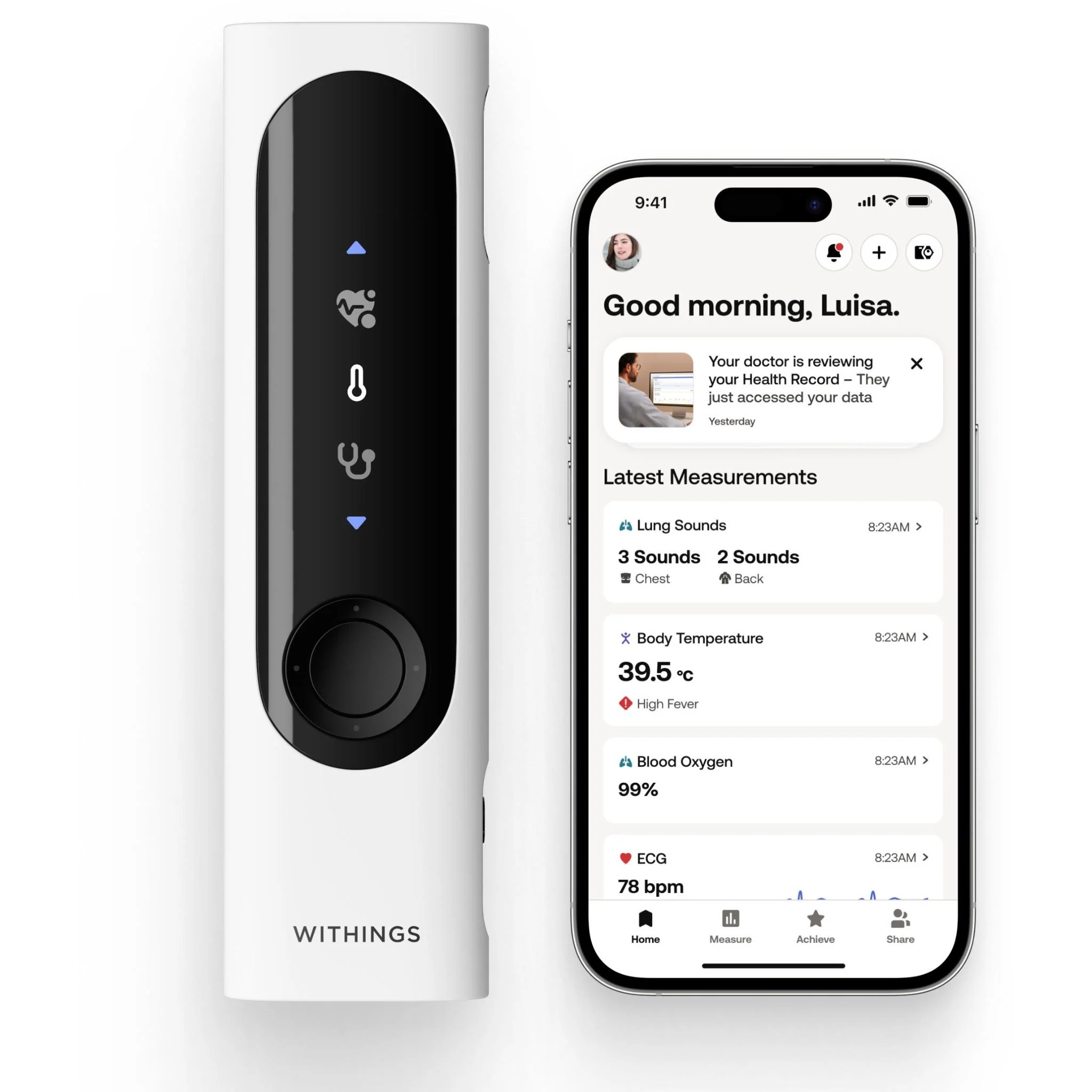 Withings BeamO 4-in-1 Multiscan Device - Image 2