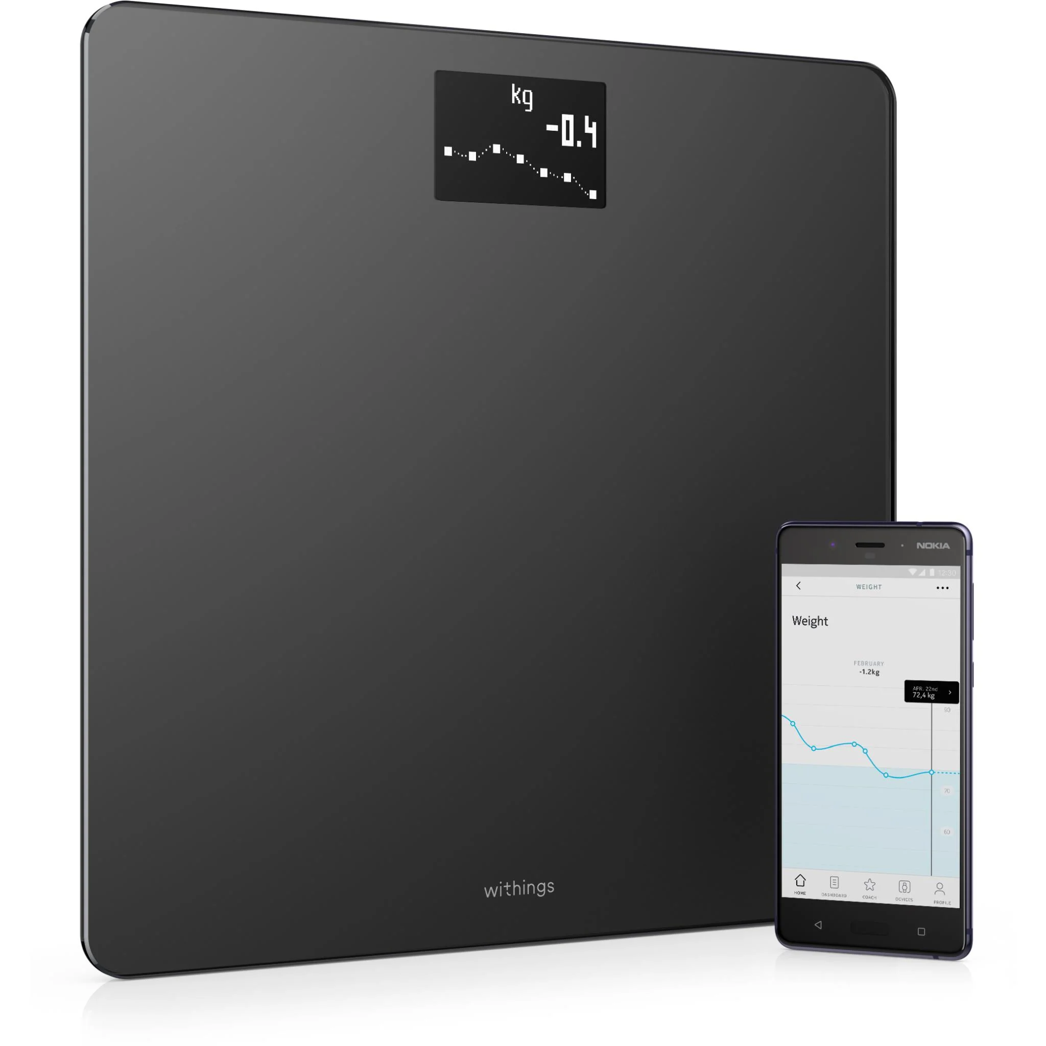Withings Body BMI Wifi Smart Scale (Black) - Image 3