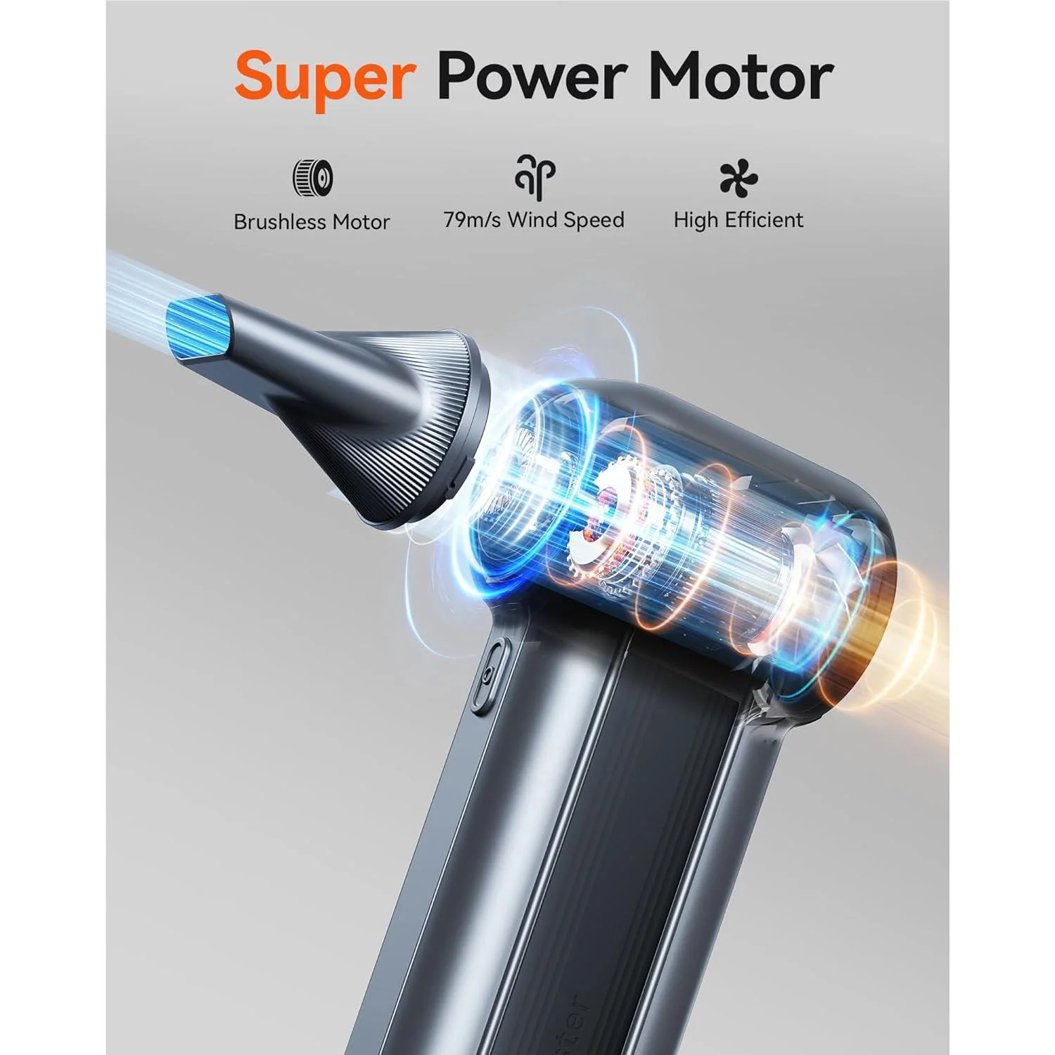 Wolfbox MegaFlow MF100 Compressed Air Duster - Image 2