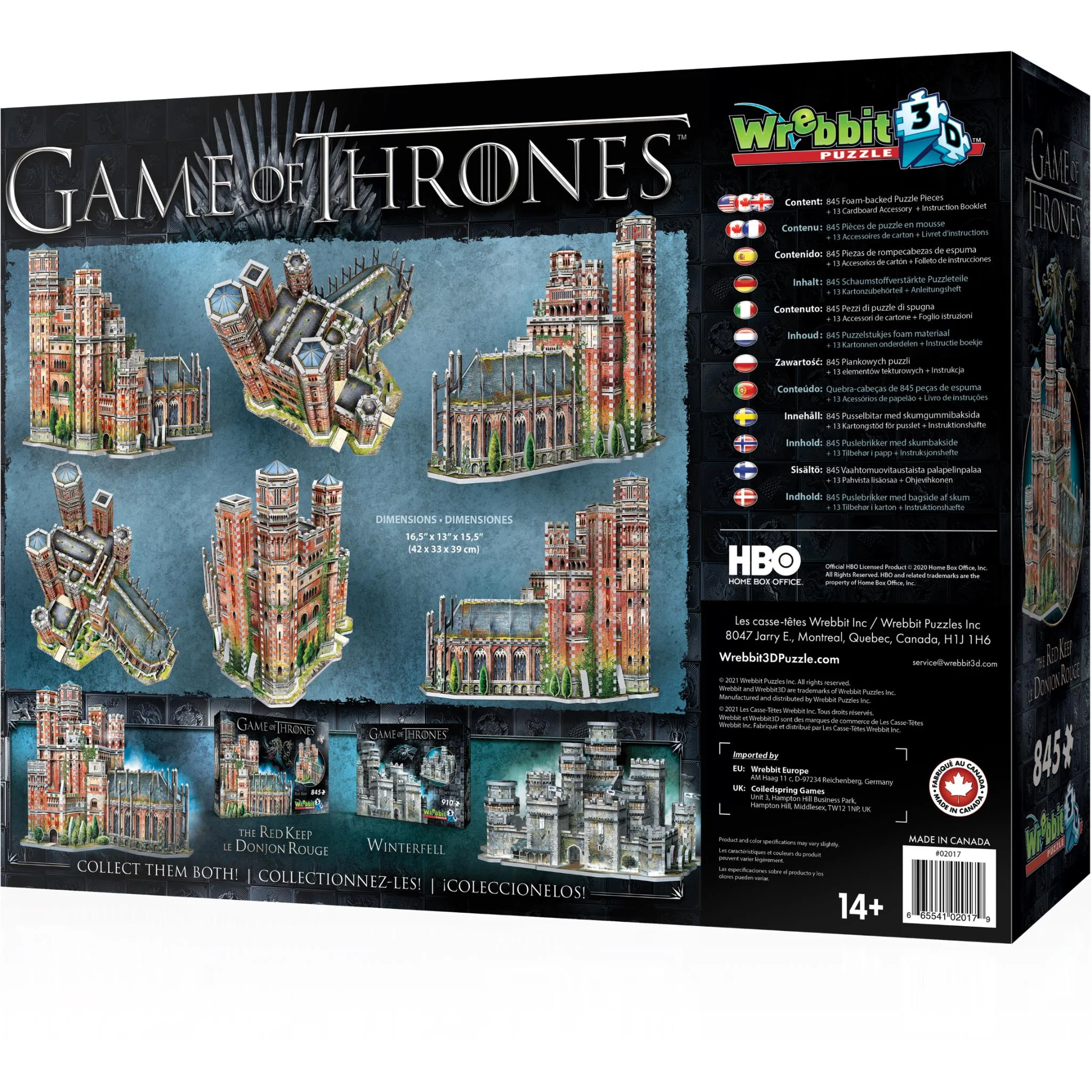 Wrebbit3D 3D Jigsaw Puzzle (Game of Thrones - The Red Keep) - Image 12