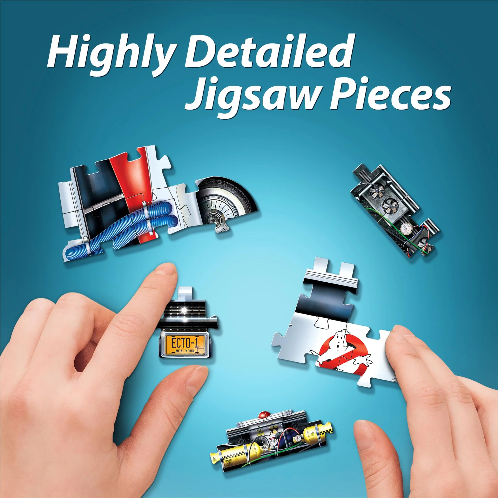 Wrebbit3D 3D Jigsaw Puzzle (Ghostbuster - Ecto-1) - Image 7