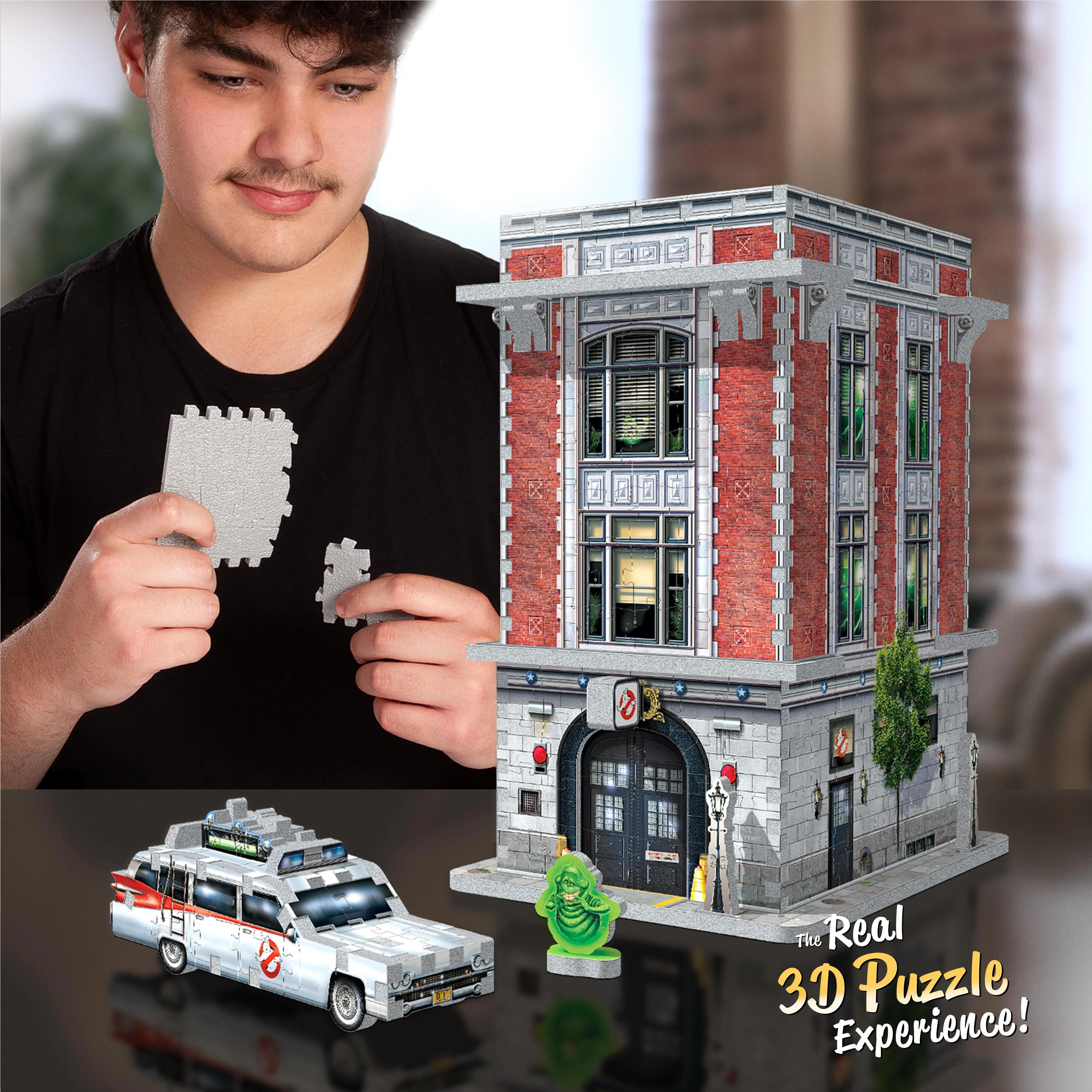 Wrebbit3D 3D Jigsaw Puzzle (Ghostbusters Firehouse HQ) - Image 2