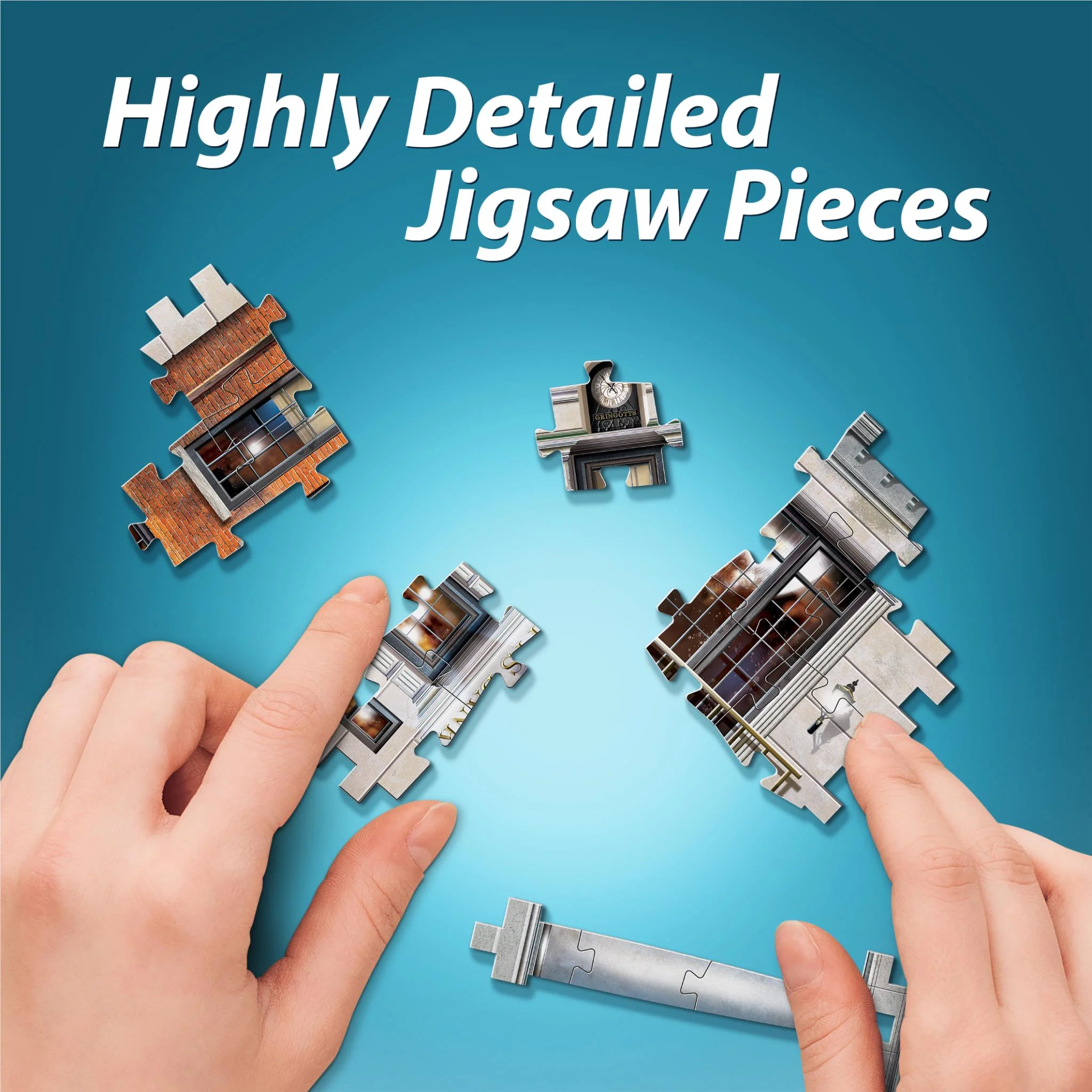 Wrebbit3D 3D Jigsaw Puzzle (Harry Potter - Gringott's Bank) - Image 7