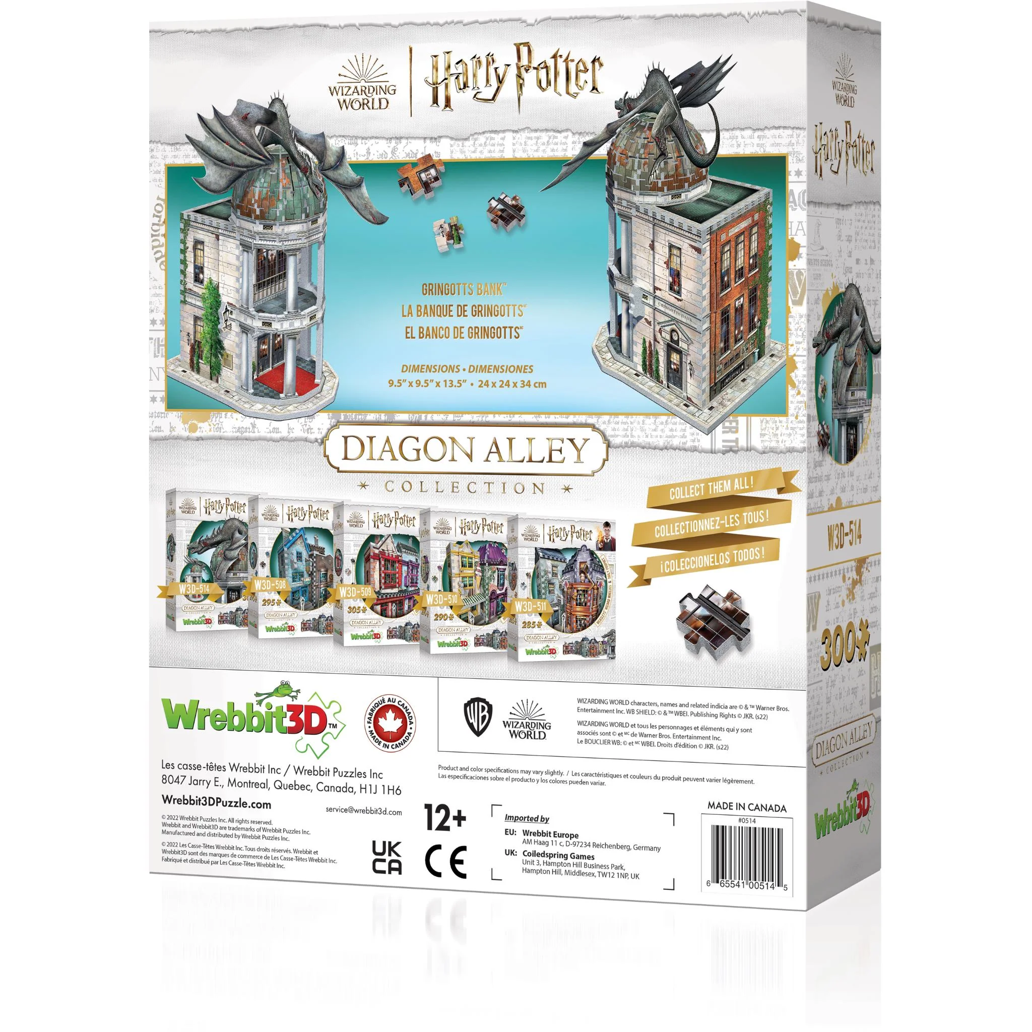 Wrebbit3D 3D Jigsaw Puzzle (Harry Potter - Gringott's Bank) - Image 9