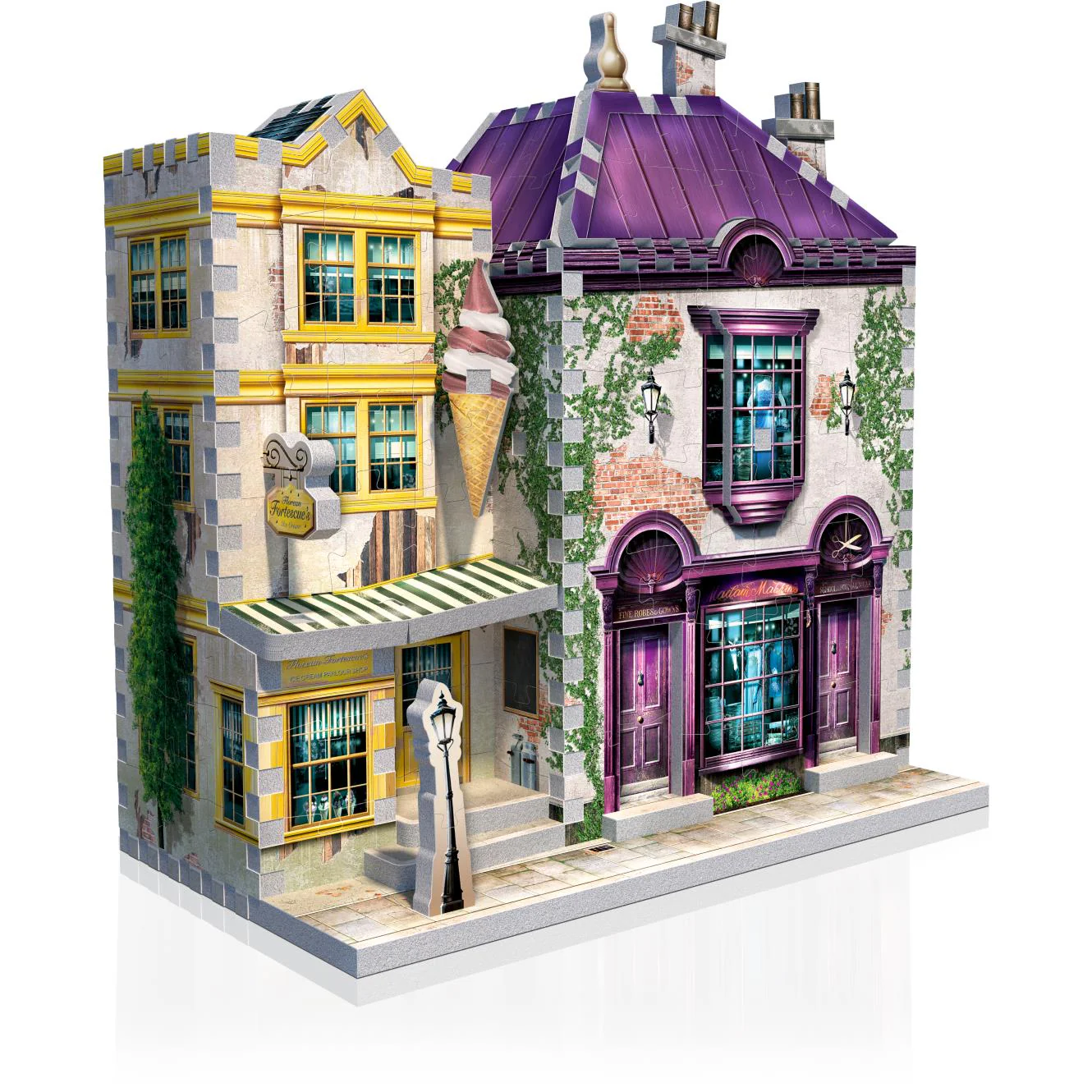 Wrebbit3D 3D Jigsaw Puzzle (Harry Potter - Madam Malkin's & Florean) - Image 2