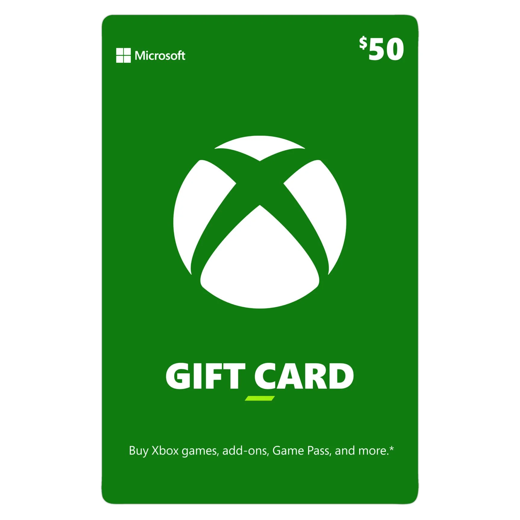 Xbox Gift Card $50 [Digital Download]