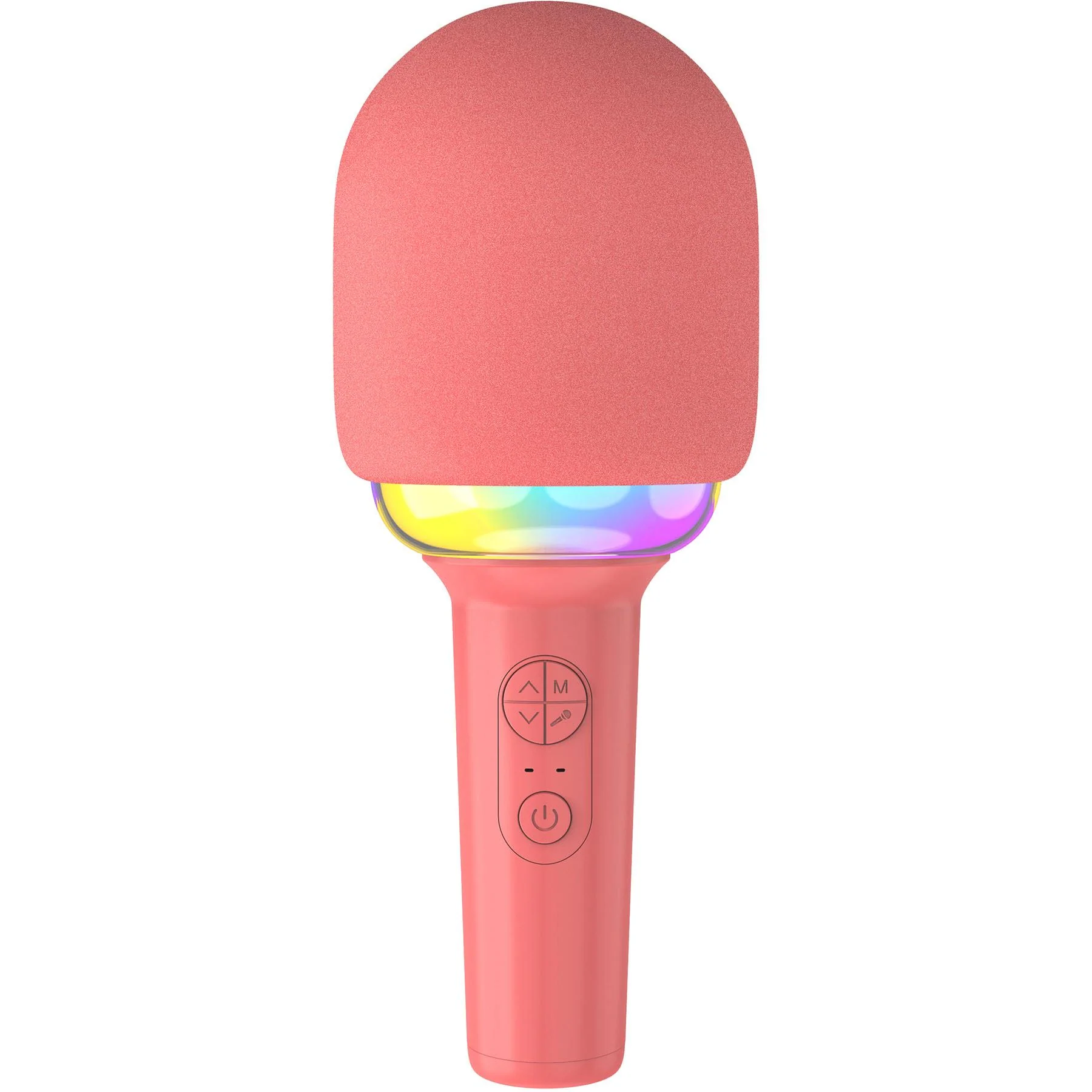 XCD Bluetooth Karaoke Microphone with Speaker (Coral) - Image 2