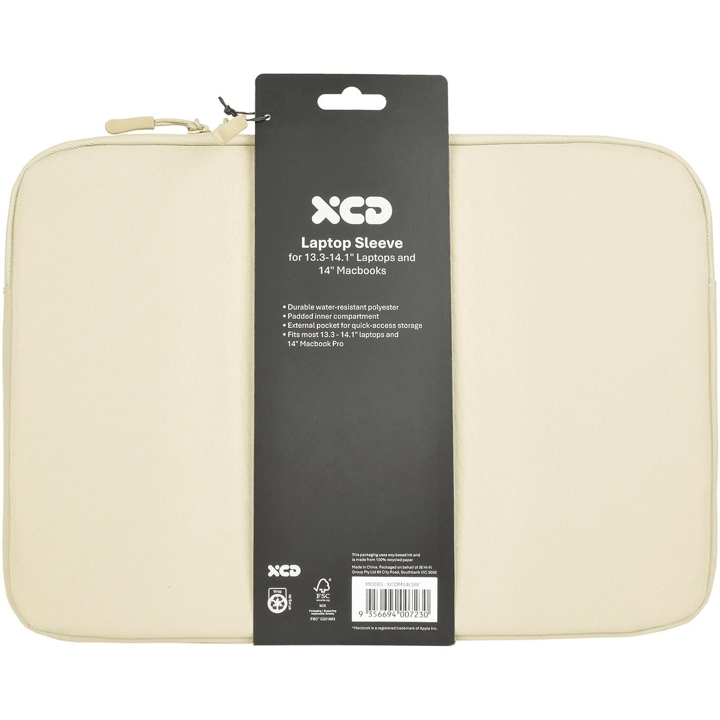 XCD Luxe 14" Laptop Sleeve (Ivory) - Image 7