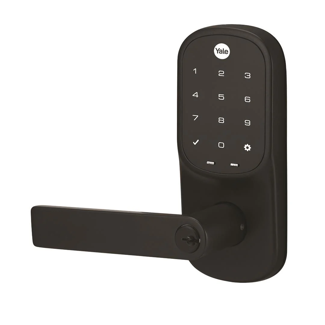 Yale Assure Keyed Digital Lever Keyed Lock (Matte Black) - Image 3