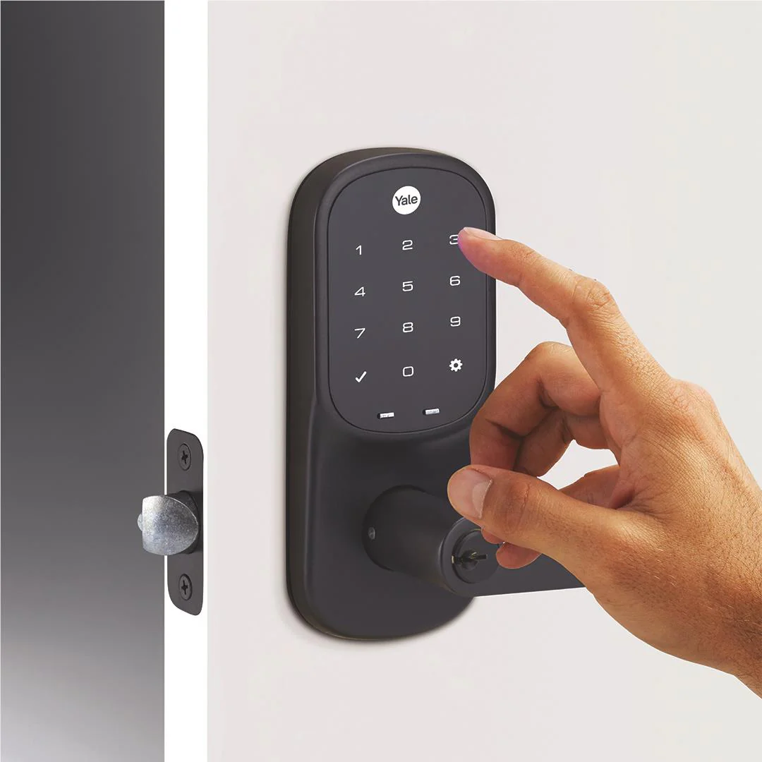 Yale Assure Keyed Digital Lever Keyed Lock (Matte Black) - Image 6