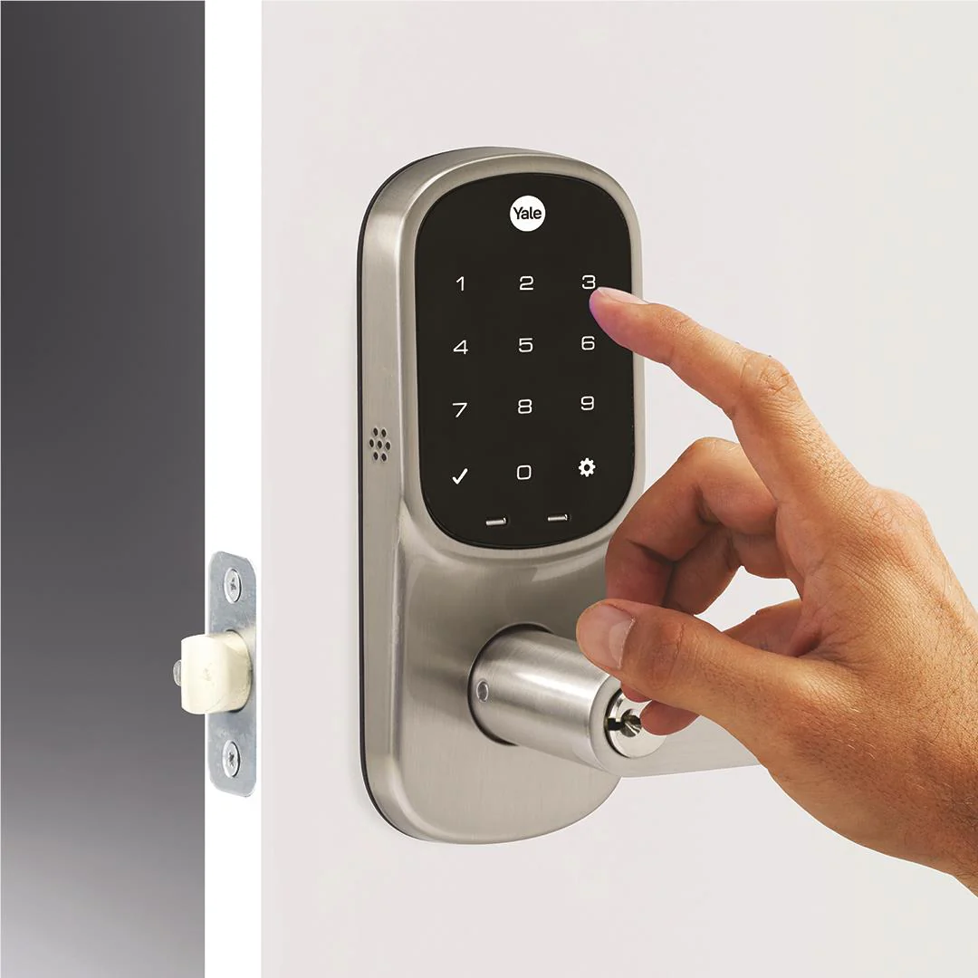 Yale Assure Keyed Digital Lever Keyed Lock (Nickel) - Image 4