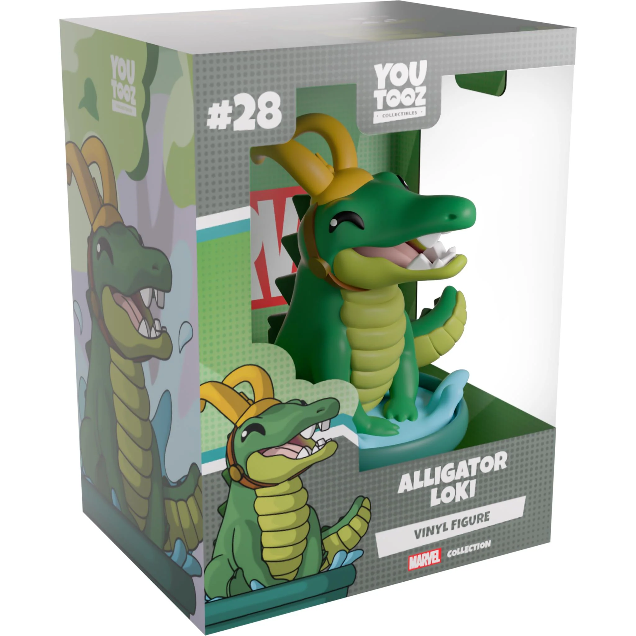 Youtooz: Marvel Companions - Alligator Loki Vinyl - Image 2