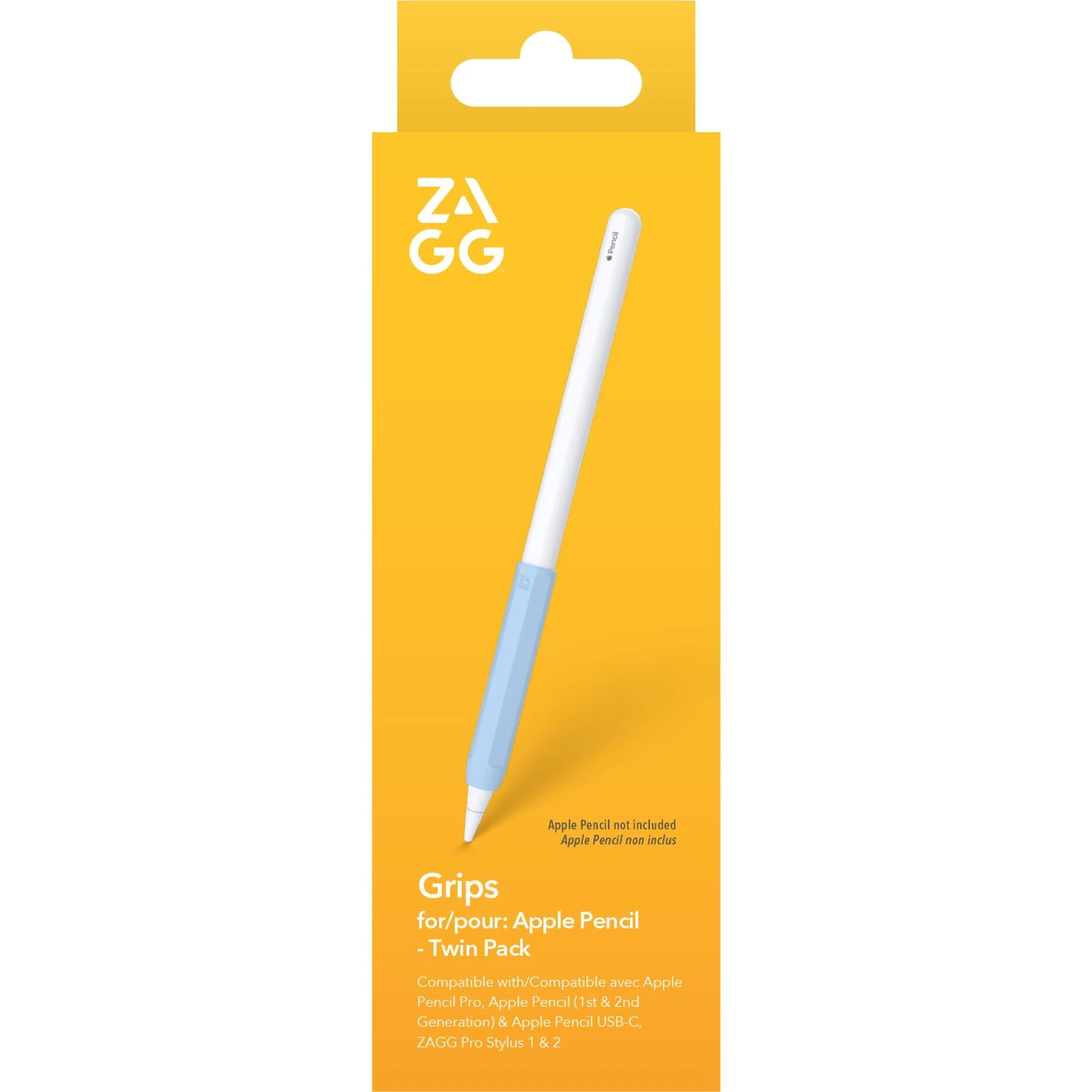 Zagg Apple Pencil Grips [2 Pack] (Blue & Grey) - Image 7
