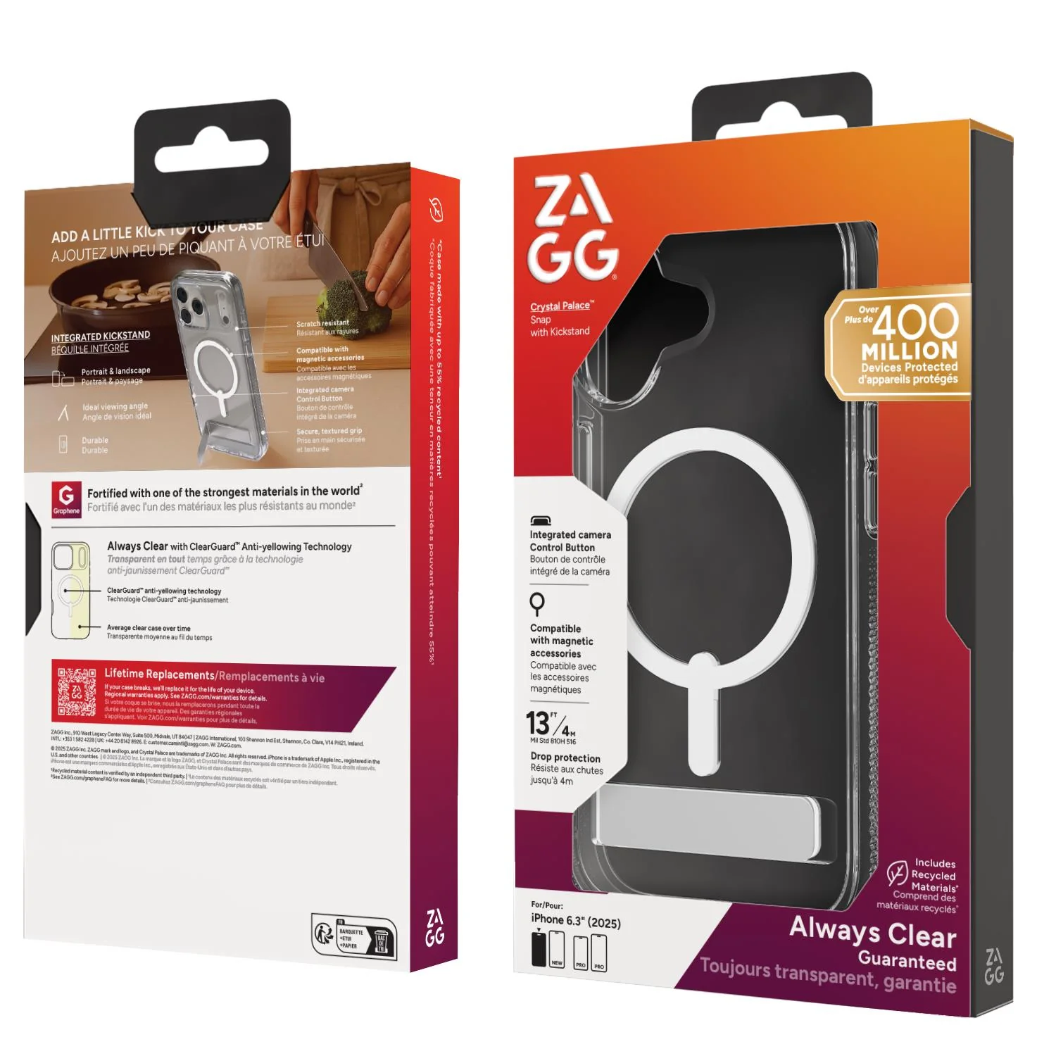Zagg Crystal Palace Kickstand Case for iPhone 17 - Image 10