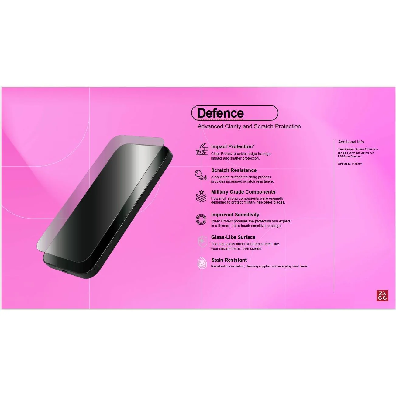 ZAGG InvisibleShield On Demand Defense Screen Protector for Samsung Xcover7 - Image 2