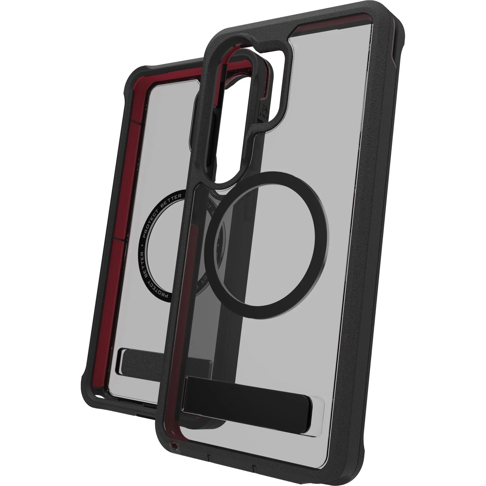 ZAGG Rainier Snap Kickstand Case for Samsung Galaxy S26 Ultra (Smoke) - Image 2