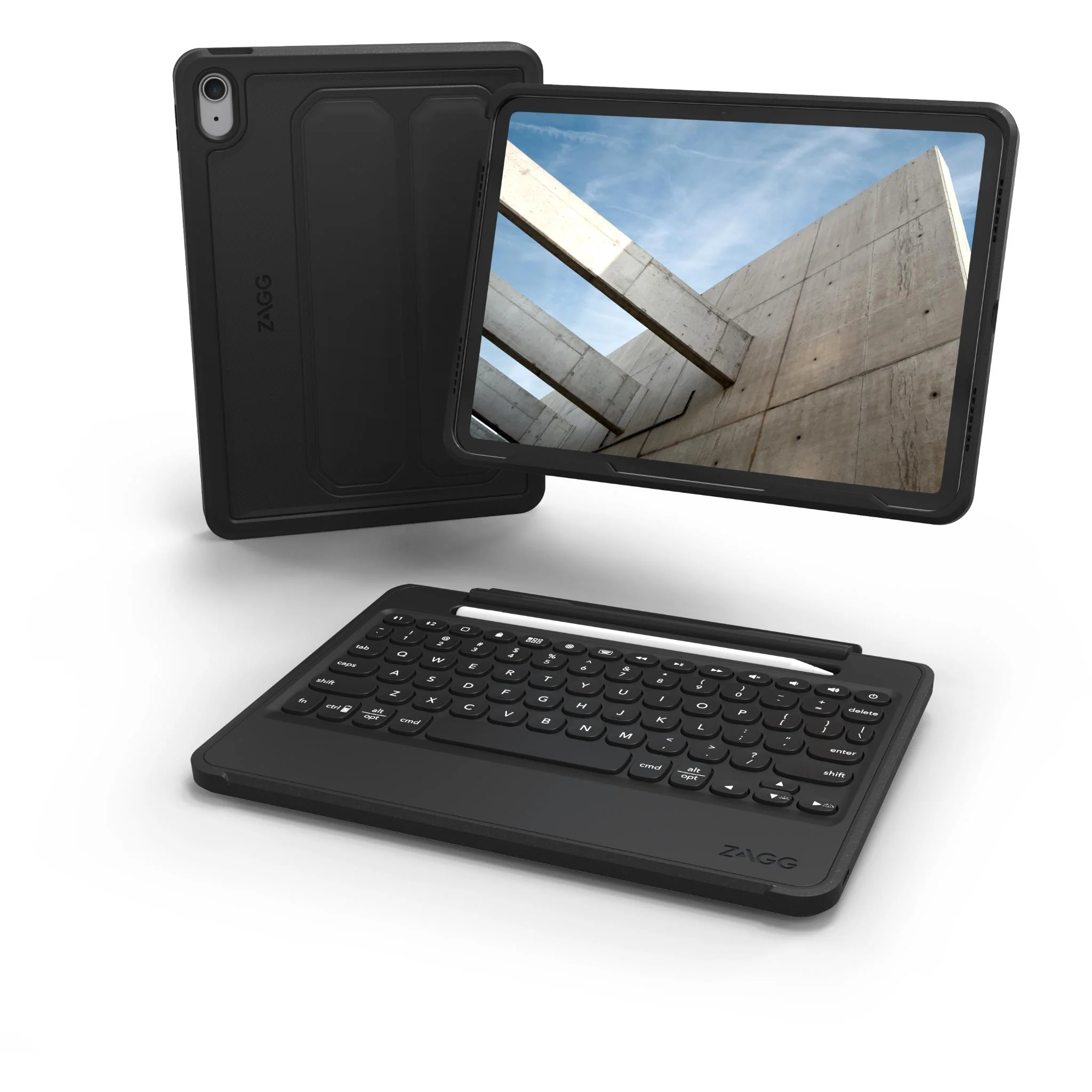 Zagg Rugged Book Keyboard Case for iPad A16 (2025), iPad 10th Gen (10.9" 2022) - Image 2