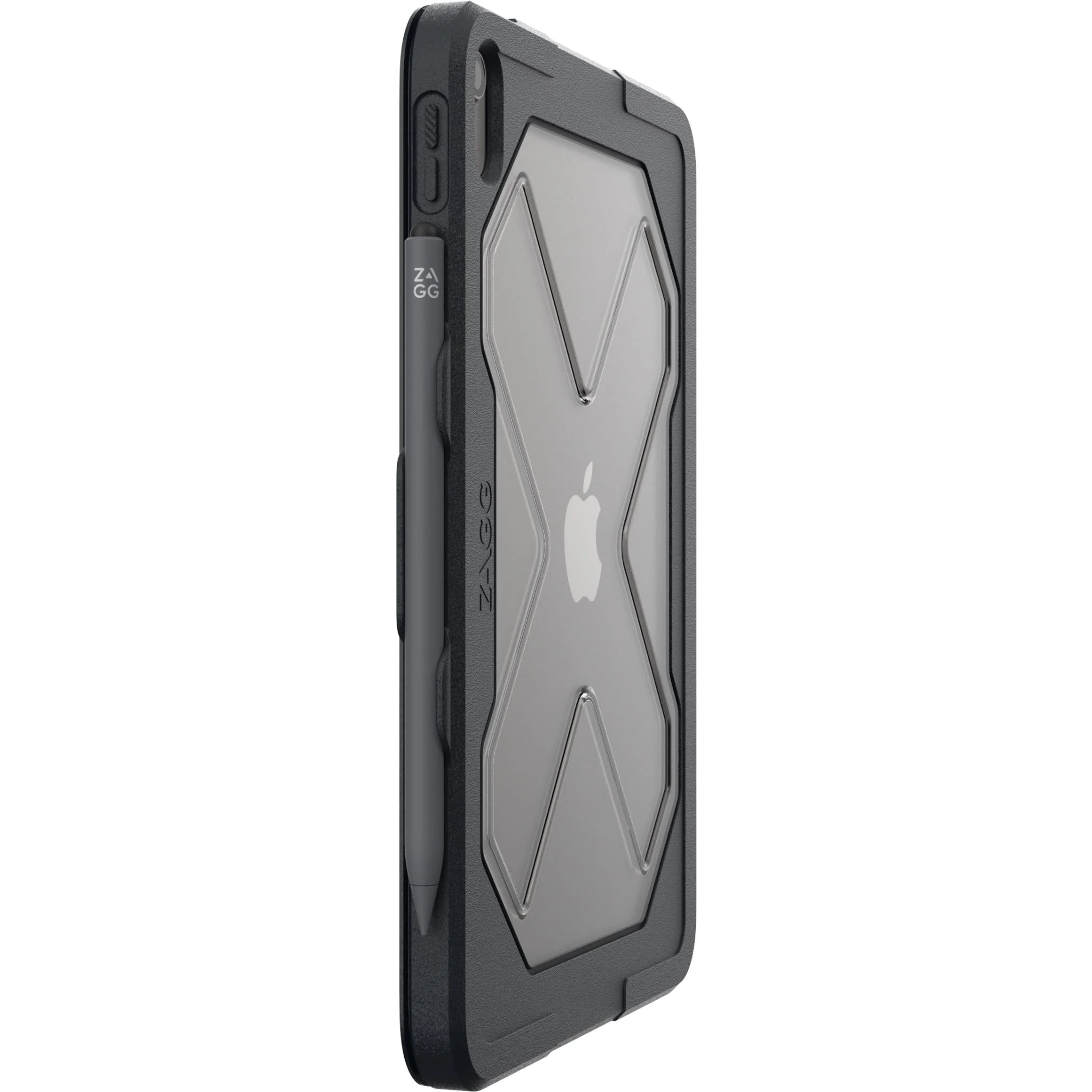 Zagg Rugged Messenger Case for iPad A16 (2025), iPad 10th Gen (10.9" 2022) [Charcoal]