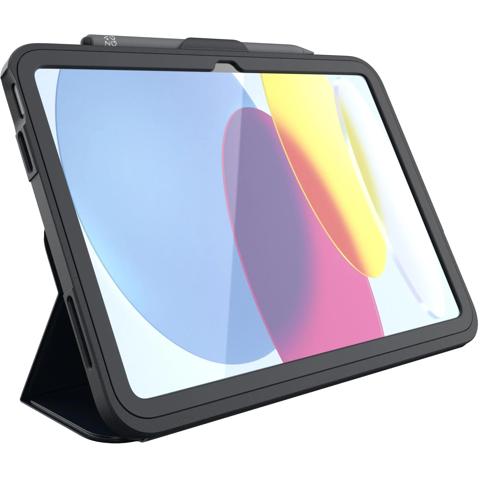 Zagg Rugged Messenger Case for iPad A16 (2025), iPad 10th Gen (10.9" 2022) [Charcoal] - Image 5